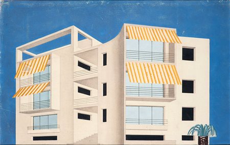 VINICIO PALADINI Mosca 1902 - Roma 1971 PROGETTO DI EDIFICIO INDUSTRIALE (AL...