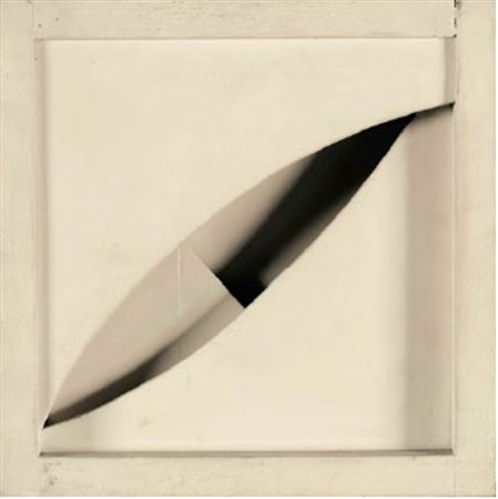 REMO BIANCO Milano 1922 - 1988 INCLINAZIONE, 1959 legno traforato e laccato,...