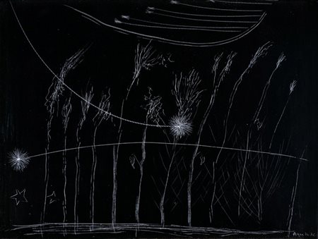 VINCENZO AGNETTI Milano 1926 – 1981 PHOTO-GRAFFIA, 1980 carta fotografi ca...