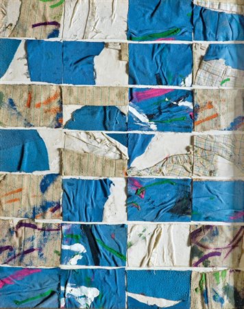 REMO BIANCO Dergano (MI) 1922 - Milano 1988 SENZA TITOLO, 1979 collage su...