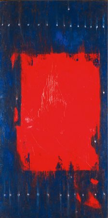 OMAR GALLIANI Montecchio Emilia 1954 NOTTURNA, 1987 olio su tela, cm 100x200....