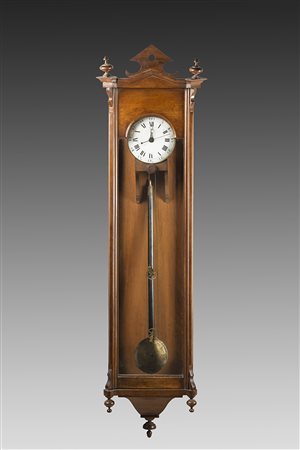 ANONIMO Orologio da sospensione con cassa in noce Epoca prima met‡ sec. XIX...