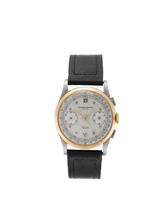 VACHERON CONSTANTIN cronografo Orologio da polso da uomo in acciaio e oro 18K...