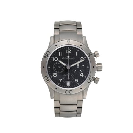 BREGUET Cronografo Orologio da polso da uomo in titanio Anni 1990 ca....