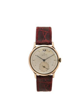ZENITH Orologio da polso da uomo in oro 18K Anni '50 Quadrante movimento e...