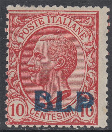 [REGNO D'ITALIA] 1921 B.L.P. 10c. Leoni, I tipo. M. Raybaudi, Em. Diena,...