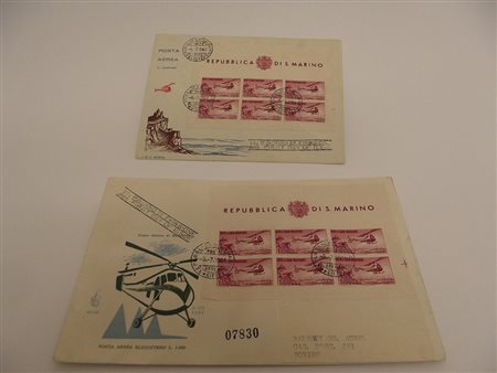 [POSTA AEREA] Lotto di circa 150 tra buste e cartoline, notati molti...