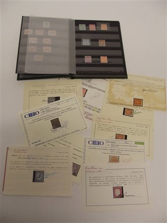 [REGNO D'ITALIA] 1862/1900 Collezione avanzata, con servizi di Vittorio...