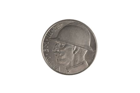 [REGNO D'ITALIA] 1928 20 lire A.VI Elmetto Ag. SPL..........(Mont.76)