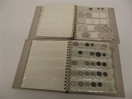 [REGNO D'ITALIA] Lotto di oltre 200 monete di vari anni, in due...