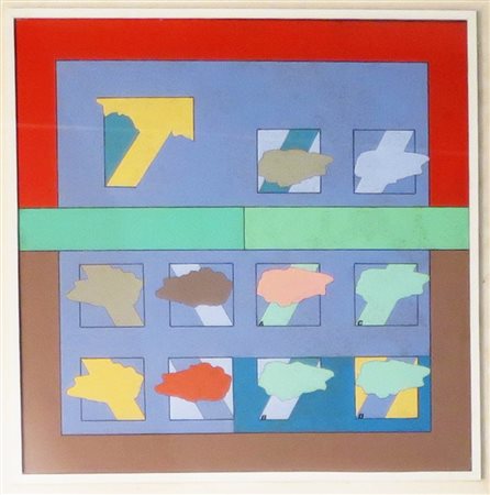 Mannini tecnica mista cm.50x50