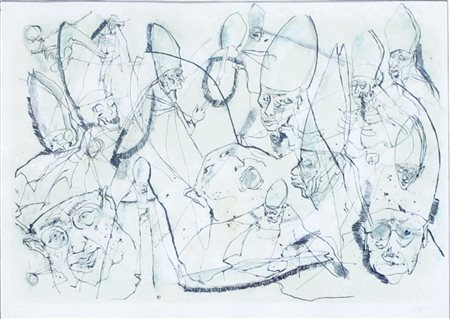 Caffè Nino litografia P.D.A. cm 50x70