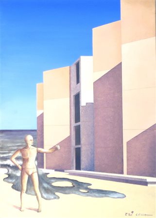 Ezio Cella "cosa faremo domani" 50x70