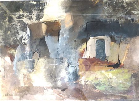 Schiavocampo Paolo (Palermo, 1924) STURM, 2007 Olio su tela 50x70 cm Firma in...