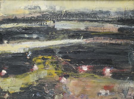 Frangi Giovanni (Milano, 1959) DEMASIADO TARDE N°26, 1998 Olio su tela 30x40...