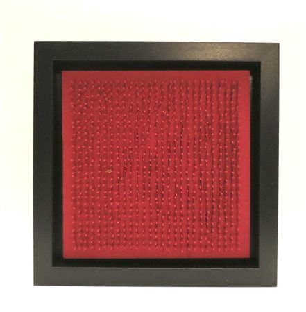 Aubertin Bernard (Francia, 1934-2015) TABLEAU CLOUS, 1970 Acrilico e chiodi...