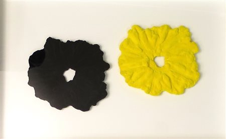 Pinelli Pino (Catania, 1938) PITTURA N.G., 2010 Tecnica mista, 2 elementi...