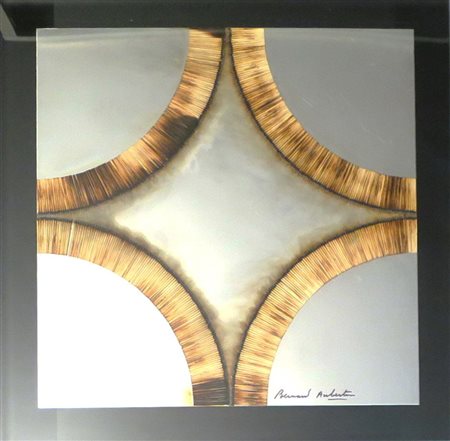 Aubertin Bernard (Francia, 1934-2105) SENZA TITOLO Fiammiferi bruciati su...