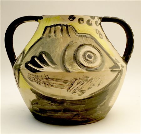 Picasso Pablo (Spagna, 1881-1973) VASE DEUX ANSES POISSONS (A. R. 133) Vaso...