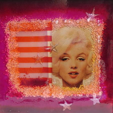 Ronda Omar (Portula BI, 1941) MARILYN FROZEN, 2005 Plastic 50x50 cm Firma e...