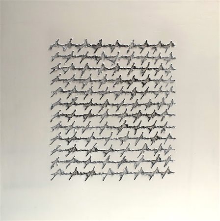 Rapetti Mogol Alfredo (Milano, 1961) LETTERA, 2009 Acrilico su tela 60x60 cm...