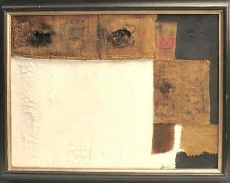 De Lutti Pierluigi (Monfalcone GO, 1959) CAMPO MINATO Tecnica mista e...