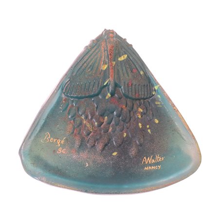 Svuotatasche in pasta di vetro con applicazione pasta su pasta Amalric Walter...