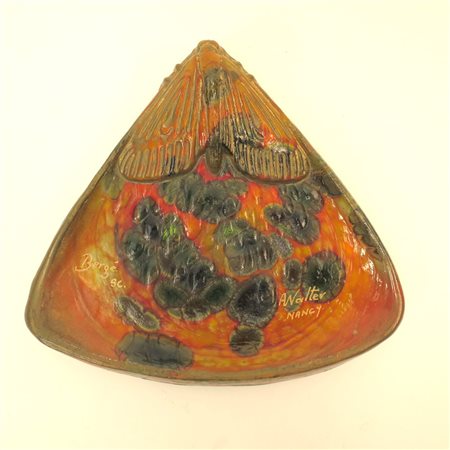 Svuotatasche in pasta di vetro con applicazione pasta su pasta Amalric Walter...