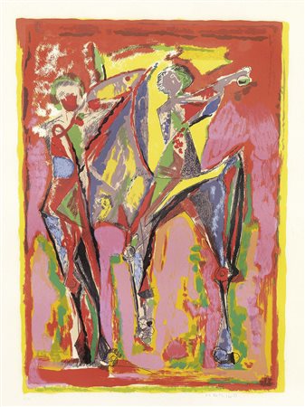 Marino Marini, Pistoia 1901 - Viareggio (Lu) 1980, Immaginazione di colore,...