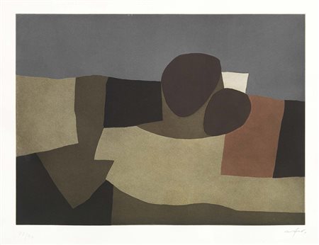 Afro, Udine 1912 - Zurigo 1976, Vulcani I, 1974, Acquaforte e acquatinta a...