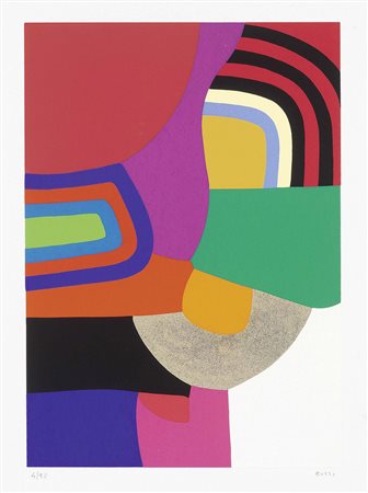 Alberto Burri, Città di Castello (Pg) 1915 - Nizza 1995, Serigrafia 4,...