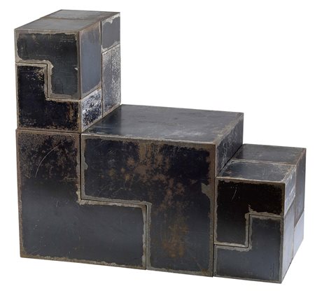 Nicola Carrino, Taranto 1932, Costruttivo 74 - Modulo L, Scultura in acciaio,...