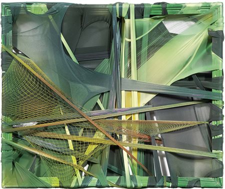 Ala (Antonella Isanti), Viterbo 1966, Insonnia, 2009, Calze, cm. 54x64, Firma...