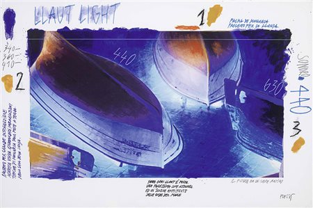 Fabrizio Plessi, Reggio Emilia 1940, Llaut light, 2011, Tecnica mista su...