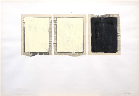 Mario Schifano, Homs 1934 - Roma 1998, Senza titolo, 1967-69, Tecnica mista...