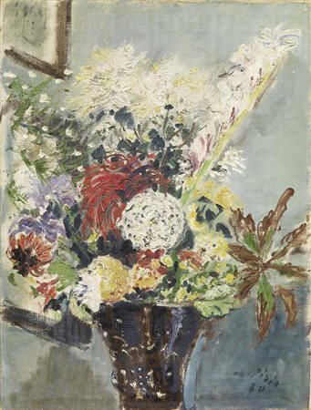 Filippo de Pisis, Ferrara 1896 - Milano 1956, Dalie, gladioli, ireos, 1930,...