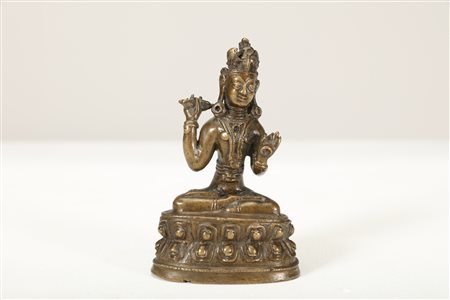 Arte Himalayana Statua in bronzo raffigurante Vajrapani Tibet Occidentale,...