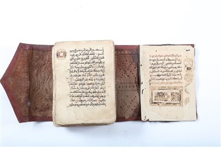 Arte Islamica Corano Nord Africa, XIX secolo. -. Cm 23,00 x 8,00. Manoscritto...