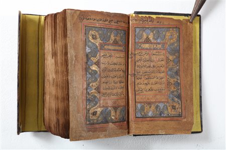 ARTE ISLAMICA Corano Afganistan o Persia, tardo XVIII secolo. . Cm 10,00 x...