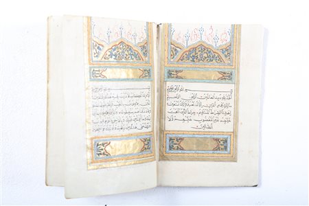 ARTE ISLAMICA Corano (9 sure) Probabilmente impero ottomano, Turchia, tardo...