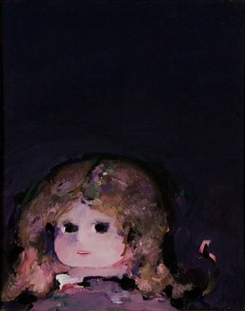 Sergio Altieri Senza titolo olio su tela cm. 50x40 Firma in basso a dx