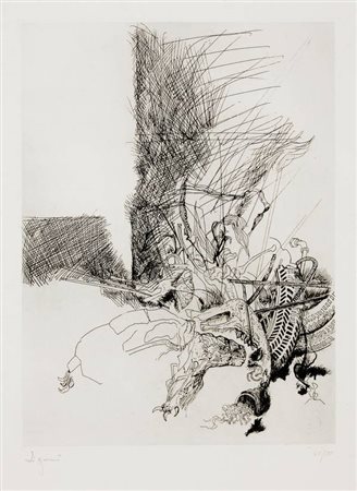 Giuseppe Zigaina Senza titolo acquaforte, es. 40/100 cm. 38x29 l’inciso - cm....