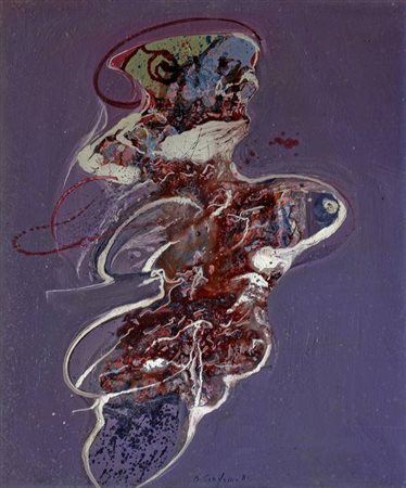 Antonio Cendamo Senza titolo - 1981 olio su tela cm. 60x50 Firma in basso al...