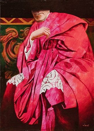 Mario Bardi Studio di un personaggio (Studio n.2 per l’inquisitore) acrilico...