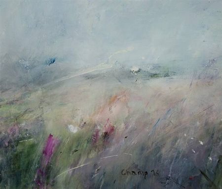 Sergej Glinkov Champ 16 - 2010 olio su tela cm. 55x64 Autentica dell’artista...