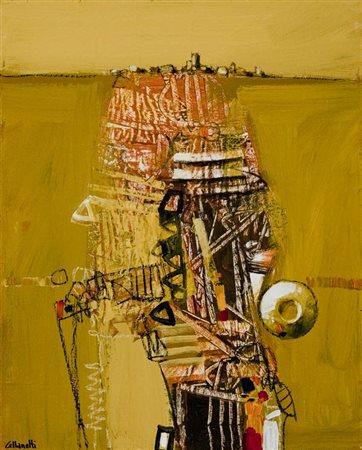 Sandro Cellanetti Senza titolo - 2011 tecnica mista su tela cm. 50x40 Sul...