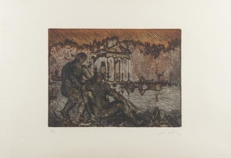 Sandro Chia Firenze 1946 Senza titolo, 1985, Acquaforte e acquatinta di cm....