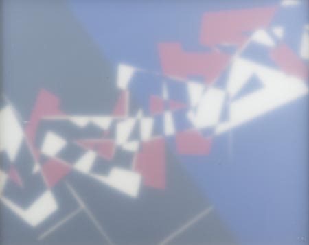 Renato Spagnoli Livorno 1928 7112, 1971, Acrilico su faesite e plexiglas, cm....