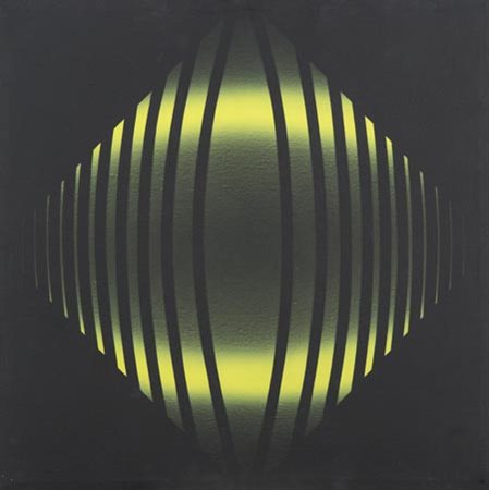 Ennio Finzi Venezia 1931 , Senza titolo, 1969 Acrilico su tela, cm. 40x40 Sul...