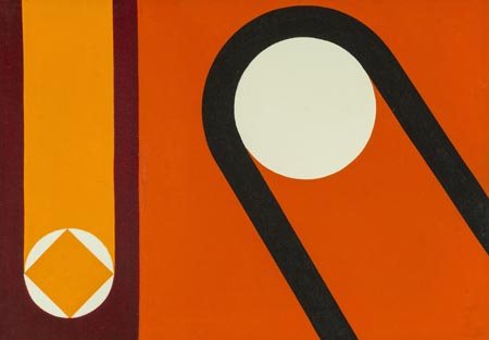 Walter Fusi Udine 1924 Firenze 2013, Penetrazioni nello spazio, 1967 Olio su...